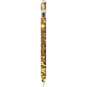 Skin Compatible with Apple Pencil (USB-C) - Gold Dazzle - Premium 3M Vinyl Protective Wrap Decal Cover - Easy to Apply | Crafted in The USA by MightySkins in Kuwait