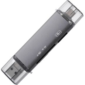 6-in-1 USB Type-c Memory Card Reader Adapter for Mobile Phones Micro/Standard Memory Cards Compatible USB 3.0 for Mobile and Computer Accessories in Kuwait