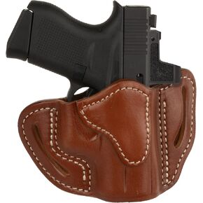 1791 Gunleather G43 Optic Ready Holster، OWB CCW G43 حافظة جلدية للمسدس للأحزمة. متوافق/بديل لـ Glock 43، Ruger LC9، SR22، SR1911، Sig P238، P365 وKimber Micro in Kuwait