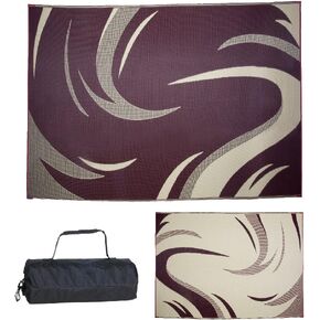 Stylish Camping Ming's Mark Mat HummingbirdBlack/Brown, 8'x 11' in Saudi Arabia
