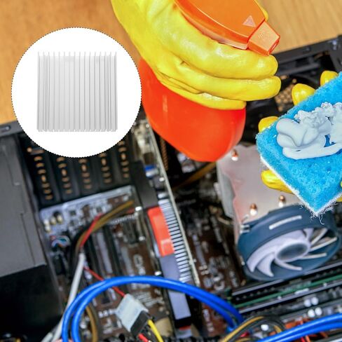 Uonlytech الألومنيوم بالوعة الحرارة رقاقة تبريد زعانف 100x100x18 مم لوحدة المعالجة المركزية LED Ic رقاقة تبريد إلكترونيات المبرد متوافق مع الأجهزة عالية الطاقة in Kuwait