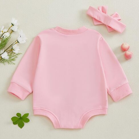 YINGISFITM Baby Boy Girl St Patricks Day Outfits Newborn Lucky Charm Sweatshirt Romper Clover Onesie Cute Spring Clothes in Saudi Arabia