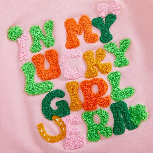 YINGISFITM Baby Boy Girl St Patricks Day Outfits Newborn Lucky Charm Sweatshirt Romper Clover Onesie Cute Spring Clothes in Saudi Arabia