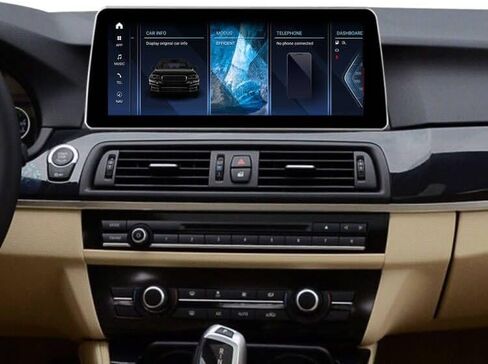 KOASON 12.3 بوصة Android 13 F10 F11 شاشة ترقية ستيريو للسيارة BMW 5 Series M5 (2010-2012) نظام CIC، راديو السيارة مع CarPlay اللاسلكي Android Auto GPS Navigation in Kuwait