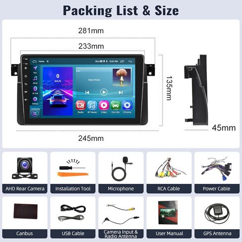 SIXWIN Android Car Stereo for Mazda BT-50 2011-2020 with Wireless CarPlay Android Auto Mirror Link 2G+64G 9 Inch Touchscreen Bluetooth GPS Navigation WiFi FM Backup Camera MIC in Saudi Arabia