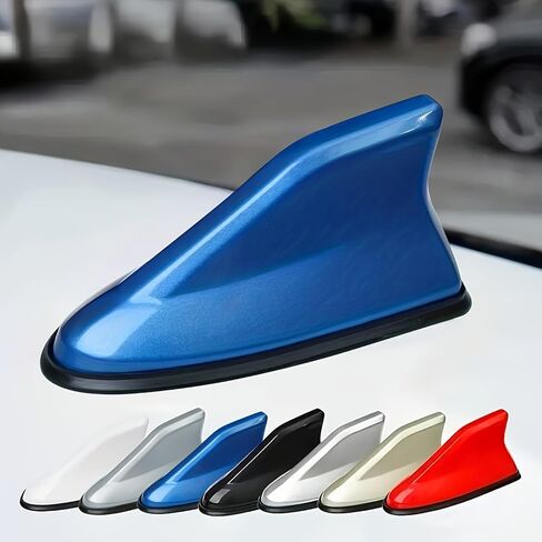 Car Shark Fin Antenna Cover, Antenna Topper Car Shark Fin Cover Exterior Decoration for Car SUV Truck - Carbon Fiber in Saudi Arabia