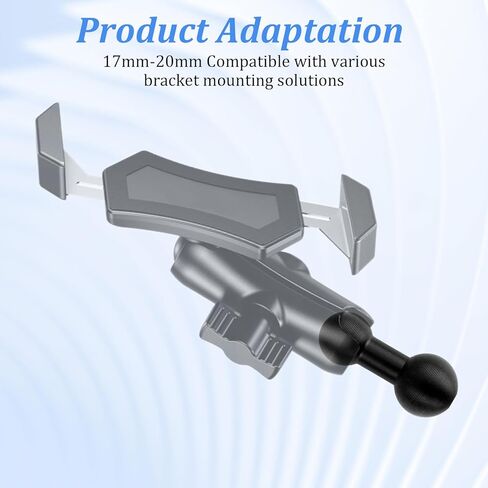 2Pcs 20mm to 17mm Ball Mount Arm, Aluminum Alloy Ball Mount Adapter Extension Compatible with Garmin and Bulletpoint Dash in Kuwait