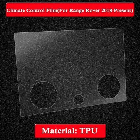 Car TPU Climate Control Film GPS Navigation Screen Film Dashboard Display Transparent Film，for Land Rover Range Rover L405 2018-2023 in Saudi Arabia
