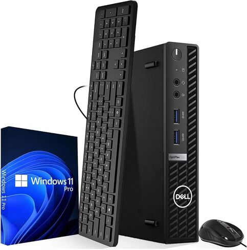 كمبيوتر مكتبي صغير طراز OptiPlex 7010 من Dell - الجيل الثالث عشر من Intel Core i5-13500T - ذاكرة وصول عشوائي سعتها 16 جيجابايت - محرك أقراص SSD سعة 512 جيجابايت - شبكة WiFi مدمجة - HDMI - منفذ DisplayPort - كمبيوتر صغير للمنزل والمكتب - Windows 11 Pro (مت in Kuwait