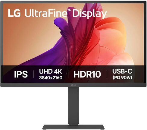 شاشة LG 27U730A 27 بوصة 4K UHD Ultrafine™ IPS، HDR10، DCI-P3 90%، USB-C 90W PD، حامل ارتفاع/إمالة/دوار، بلا حدود تقريبًا، مفتاح LG، العناية بالعين، متوافق مع أجهزة Mac والكمبيوتر الشخصي in Saudi Arabia