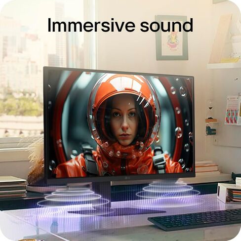 شاشة LG 27U730A 27 بوصة 4K UHD Ultrafine™ IPS، HDR10، DCI-P3 90%، USB-C 90W PD، حامل ارتفاع/إمالة/دوار، بلا حدود تقريبًا، مفتاح LG، العناية بالعين، متوافق مع أجهزة Mac والكمبيوتر الشخصي in Saudi Arabia