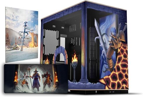 Frieren: Beyond Journey’s End Computer Case Bundle – Lian Li O11 Dynamic EVO RGB E‑ATX/ATX/mATX PC Tower – with Embossed & UV Printed Artwork in Saudi Arabia
