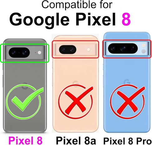 حافظة محفظة لهاتف Google Pixel 8، [مسند] حامل 3 بطاقات [غلاف داخلي من مادة TPU مقاوم للصدمات]، غطاء قلاب واقٍ مغناطيسي من جلد البولي يوريثان مقاس 6.2 بوصة 2023، فراشة وردية in Kuwait