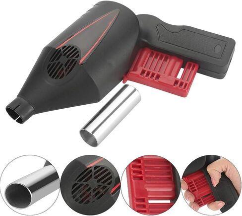 Portable Manual BBQ Fan Air Blower, Start Fire Quicker and Simpler, Compact and Lightweight, for Outdoor Camping, Picnic, Grill, and Barbecue in Saudi Arabia
