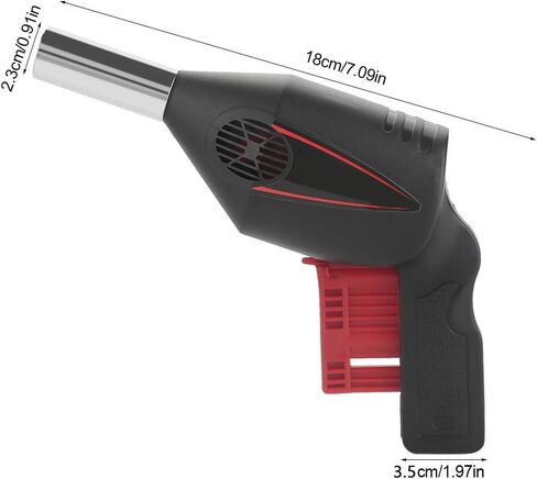 Portable Manual BBQ Fan Air Blower, Start Fire Quicker and Simpler, Compact and Lightweight, for Outdoor Camping, Picnic, Grill, and Barbecue in Saudi Arabia