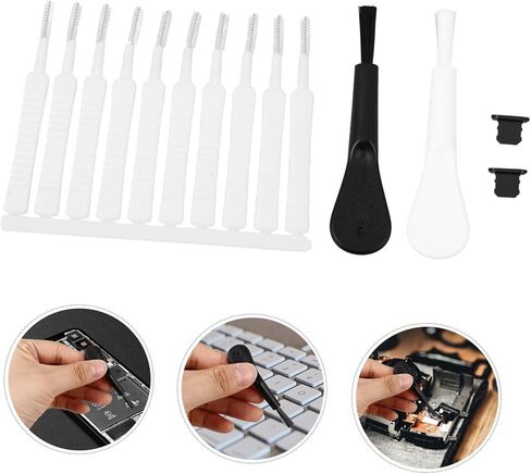 Phone Charging Port Cleaner Kit Comprehensive 1 Set for Smartphones Tablets Laptops Multi-Functional Keyboard Port Cleaning Tools Portable Easy to Use in Saudi Arabia