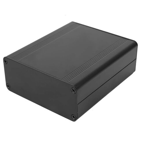 Fydun Aluminum Cooling Enclosure Box/Cover Electronics, Split Type Project Box PCB, Matte Black, 38 X 88 X 100mm in Saudi Arabia