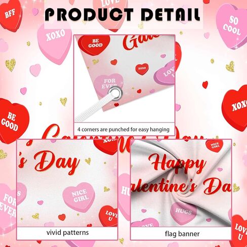 mehofond سعيد galentine's يوم خلفية للفتيات الأحمر والوردي قلوب راية الزينة للفتيات bff xoxo الحبيب عيد الحب التصوير خلفية الباستيل galentines حزب ديكور صور الدعائم 7x5 قدم in Kuwait
