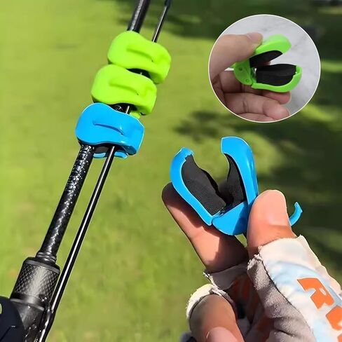 4PCS Multifunctional Rod Holder Fishing Rod Clips Portable Fishing Gear Binder for Rod Protection and Firm Fixing Fits Shore Telescopic Rods and Fixed Ball in Saudi Arabia