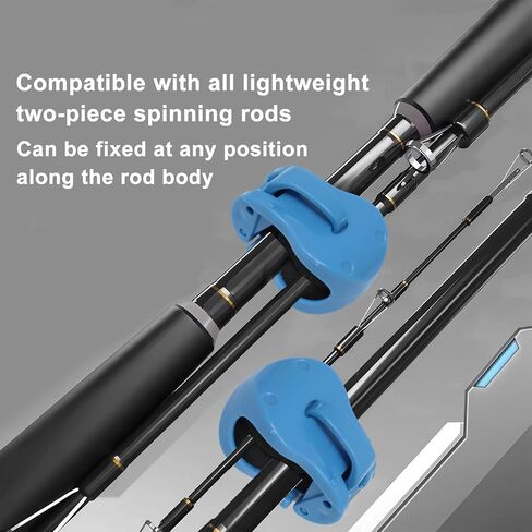 4PCS Multifunctional Rod Holder Fishing Rod Clips Portable Fishing Gear Binder for Rod Protection and Firm Fixing Fits Shore Telescopic Rods and Fixed Ball in Saudi Arabia