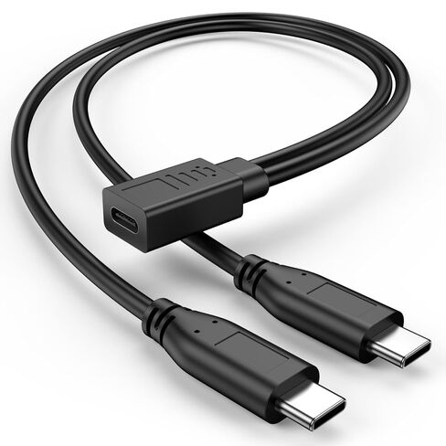 مقسم USB C 1 في 2 مخرج، مقسم USB من النوع C، كابل شحن طاقة بمنفذ USB C أنثى إلى منفذ ذكر مزدوج النوع C (فقط للشحن، لا يمكن نقل البيانات) in Kuwait