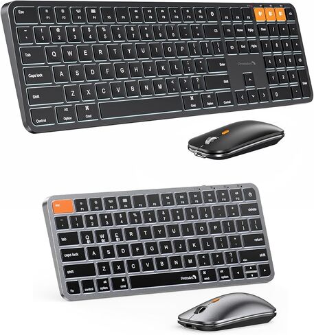 ProtoArc KM100-A Backlit Bluetooth Keyboard Mouse for Mac & KM90-A Compact Keyboard Mouse for Mac in Saudi Arabia