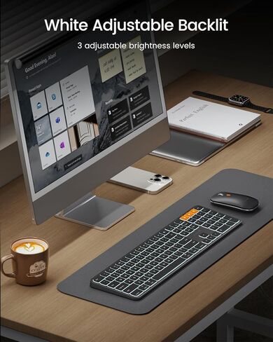 ProtoArc KM100-A Backlit Bluetooth Keyboard Mouse for Mac & KM90-A Compact Keyboard Mouse for Mac in Saudi Arabia
