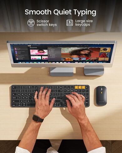 ProtoArc KM100-A Backlit Bluetooth Keyboard Mouse for Mac & KM90-A Compact Keyboard Mouse for Mac in Saudi Arabia