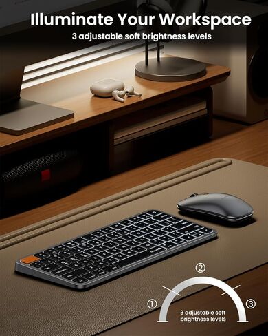ProtoArc KM100-A Backlit Bluetooth Keyboard Mouse for Mac & KM90-A Compact Keyboard Mouse for Mac in Saudi Arabia