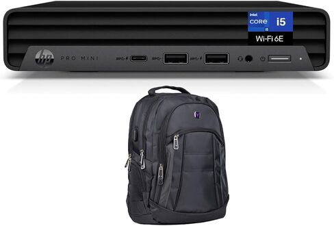 كمبيوتر مكتبي HP Pro Mini 400 Business Mini (Intel i5-14500T، Intel UHD 770 Shared، 32 جيجابايت DDR4، 8 تيرابايت PCIe SSD، Win 11 Pro) مع حقيبة ظهر مميزة in Saudi Arabia