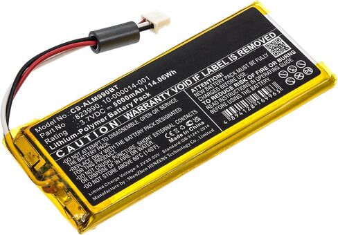 5000mAh 2GIG GC3e لوحة 823990 استبدال البطارية للوحة 2GIG GC3 GC3e لوحة SP1-GC3 ADT، 823990 10-000014-001/3.7V، بطارية فعالة من حيث التكلفة in Kuwait