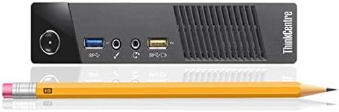 كمبيوتر لينوفو ثينك سنتر M73 تايني المكتبي (انتل i5-4590T رباعي النواة 2 جيجا هرتز، 8 جيجا، 320 جيجا، واي فاي ويندوز 11 بروفيشنال اسود (متجدد) in Kuwait