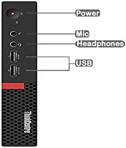 LENOVO ThinkCentre M910Q Tiny Desktop Computer, Intel Core i7-6700T Upto 3.6GHz, 8GB RAM, 512GB NVMe SSD, 4K 3-Monitor Support DisplayPort, HDMI, AC Wi-Fi, Bluetooth - Windows 11 Pro (Renewed) in Saudi Arabia