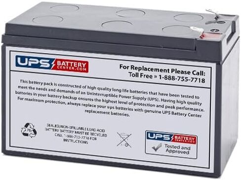 بديل متوافق مع UPSBatteryCenter لبطارية Acme 1000010148 - بطارية 12 فولت 7.2 أمبير، أطراف F1 in Saudi Arabia