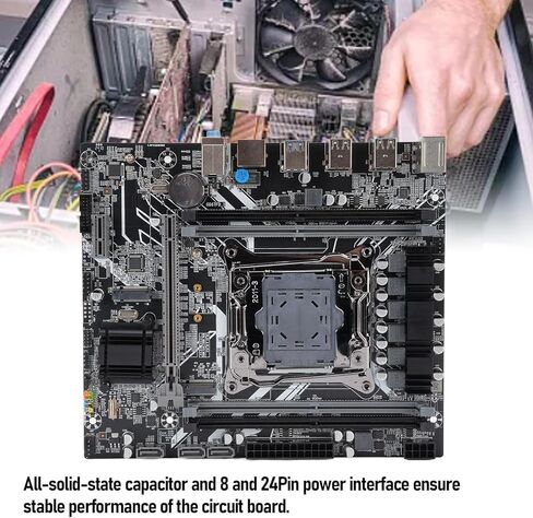 X99 Gaming Motherboard, LGA 2011 ATX Computer Motherboard 4 Channel DDR4 128GB NVME M2 PCIE Gigabit LAN, with High Speed M2 Hard Disk Interface, for i7 and E5 V3 V4 CPUs in Saudi Arabia