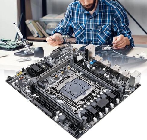 X99 Gaming Motherboard, LGA 2011 ATX Computer Motherboard 4 Channel DDR4 128GB NVME M2 PCIE Gigabit LAN, with High Speed M2 Hard Disk Interface, for i7 and E5 V3 V4 CPUs in Saudi Arabia