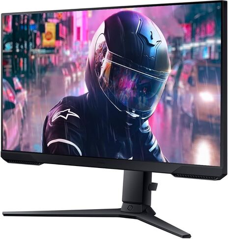 Samsung 27" Odyssey G Series LED Gaming Monitor, FHD, 165Hz, 1ms, Eye Saver, Free-Sync Premium, Height Adjustable, VESA Mount Capability, DisplayPort, HDMI, Black, with GSF HDMI Cable in Saudi Arabia