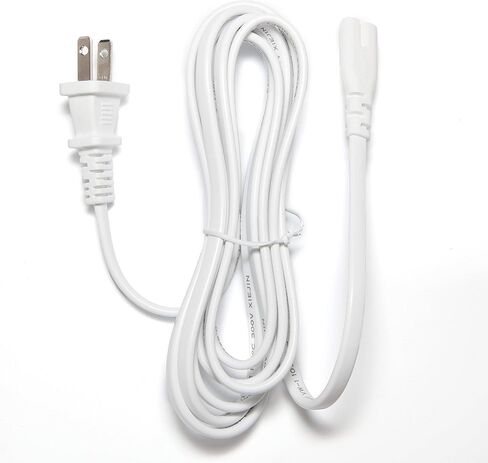 [UL Listed] OMNIHIL White 10 Feet Long AC Power Cord Compatible with Sony PlayStation (PS ONE) SCPH-100 in Saudi Arabia