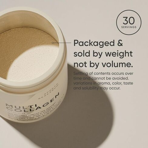 مسحوق بروتين الكولاجين المتعدد من سبورتس ريسيرتش (النوع الأول والثاني والثالث والخامس والعاشر) مع حمض الهيالورونيك + فيتامين ج | 5 أنواع من الكولاجين الغذائي، 30 حصة (الشوكولاتة) in Kuwait