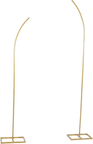 Asixxsix Wedding Arch Backdrop Stand, Curved Metal Balloon Arch Stand, Sturdy Iron Photo Backdrop with Easy Assembly for Wedding Birthday Party Bridal Shower Decorations in Saudi Arabia