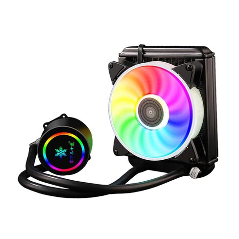 Professional CPU Radiator Water-Cooled Heat Sink Liquid Cooler Radiator for Gaming Desktop Pcs Silent Cooling System with 120mm RGB Fan in Saudi Arabia