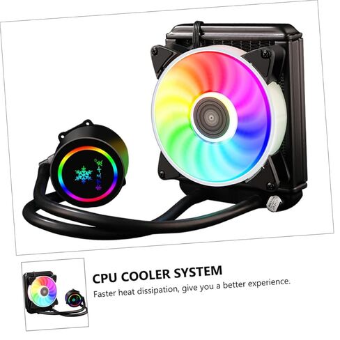 Professional CPU Radiator Water-Cooled Heat Sink Liquid Cooler Radiator for Gaming Desktop Pcs Silent Cooling System with 120mm RGB Fan in Saudi Arabia