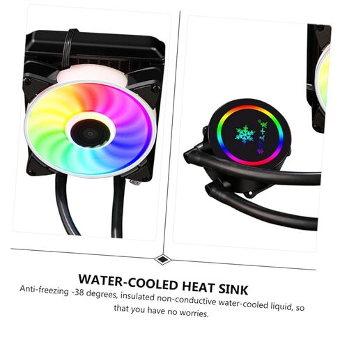 Professional CPU Radiator Water-Cooled Heat Sink Liquid Cooler Radiator for Gaming Desktop Pcs Silent Cooling System with 120mm RGB Fan in Saudi Arabia