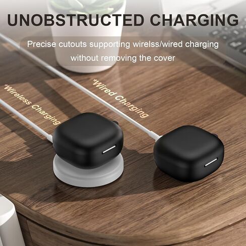 for Anker Soundcore P31i Case Cover, Soft Silicone Shockproof Protective Skin Case for Soundcore P31i Earbuds 2025 with Cleaner Kit, Keychain and Lanyard Accessories (Black) in Saudi Arabia
