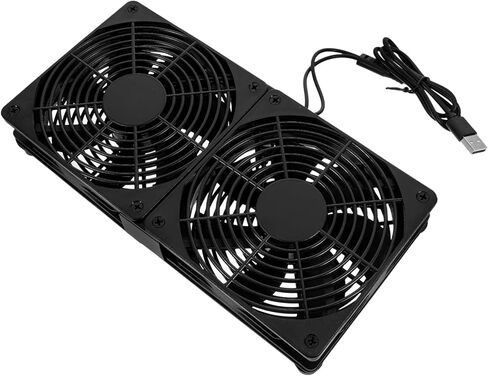 Sewroro Dual USB Cooling Fans Ultra-Thin Computer Case Fan with Speed Compact USB Powered Cooler for Laptop Heat Dissipation and Overheating Prevention in Saudi Arabia