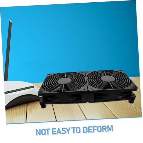 Lurrose Dual USB Cooling Fan for Computer Case Speed Small Cooler with Quiet Operation Material Efficient Heat Dissipation for Desktop and Router Cooling in Saudi Arabia