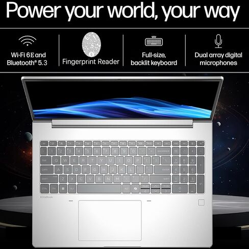 الكمبيوتر المحمول HP Flagship الذي يعمل باللمس للأعمال - شاشة لمس FHD IPS مقاس 15.6 بوصة • Intel 10-Core i7 1355U • رسومات Intel Iris Xe • Windows 11 Pro • Copilot+ PC • WiFi 6 • Bluetooth • ذاكرة وصول عشوائي (RAM) سعة 16 جيجابايت + محرك أقراص SSD سعة 512 in Kuwait