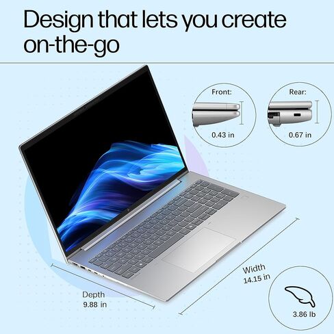 الكمبيوتر المحمول HP Flagship الذي يعمل باللمس للأعمال - شاشة لمس FHD IPS مقاس 15.6 بوصة • Intel 10-Core i7 1355U • رسومات Intel Iris Xe • Windows 11 Pro • Copilot+ PC • WiFi 6 • Bluetooth • ذاكرة وصول عشوائي (RAM) سعة 16 جيجابايت + محرك أقراص SSD سعة 512 in Kuwait