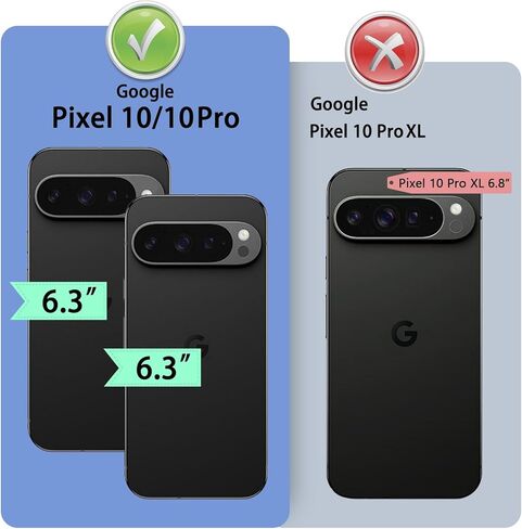 DuckSky متوافق مع Google Pixel 10/10 Pro 6.3 بوصة حافظة محفظة من الجلد الأصلي 【حجب RFID 】 【4 حامل لبطاقات الائتمان 】 【جلد حقيقي 】 حافظة هاتف قابلة للطي للنساء والرجال لهاتف Pixel 10 بني فاتح in Saudi Arabia