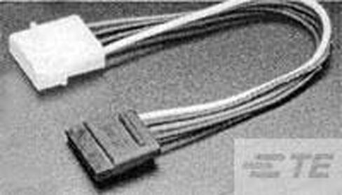 العلامة التجارية TE Connectivity/AMP، 1566279-1-10Pack، مجموعة الكابلات SATA/Power 0.15m 18AWG SATA لتشغيل 15 إلى 4 POS PL-PL Carton in Kuwait
